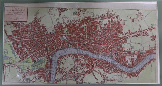 A Plan of London and Westminster (cartographer unknown)